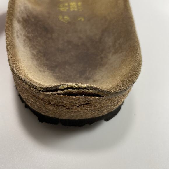 Birkenstock Madrid Slide Sandals Womens Size 41 US 10-10.5 Black Patent Leather - Picture 7 of 10